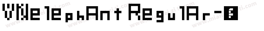 VNelephant Regular字体转换